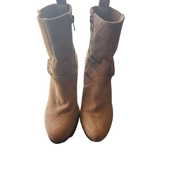 COCONUTS by Matisse Women’s Brown Suede Zip Up Boots sz 6 Minimalist Western - Picture 4 of 6